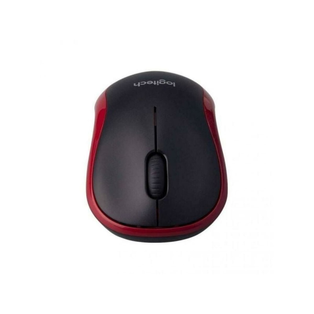 Mouse Fără Fir Optic Logitech LGT-M185R Roșu 1000 dpi