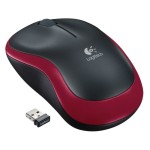 Mouse Fără Fir Optic Logitech LGT-M185R Roșu 1000 dpi