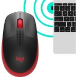 Mouse Fără Fir Logitech M190 Roșu 1000 dpi