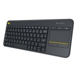 Tastatură Logitech K400 Plus Negru Qwerty Spaniolă