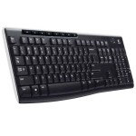 Tastatură Fără Fir Logitech K270 Negru Qwerty Spaniolă 2.4 GHz