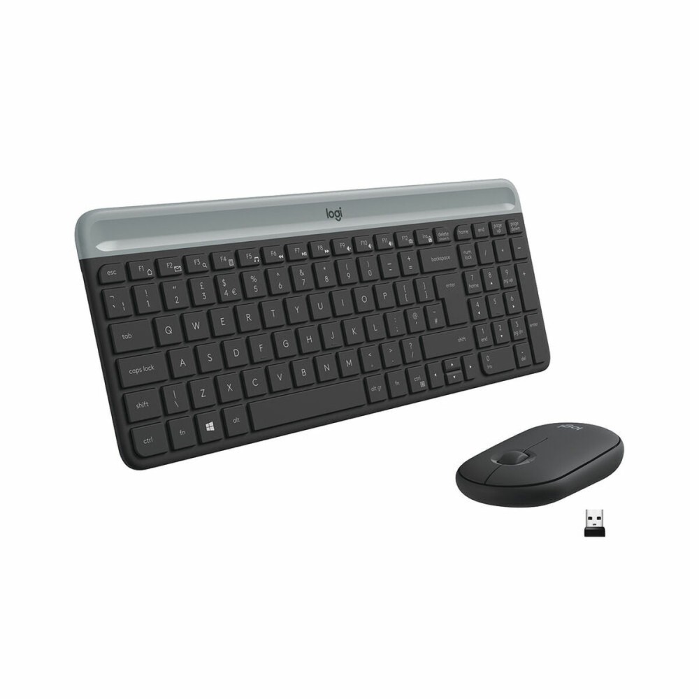 Tastatură și Mouse Logitech 920-009198 Negru Qwerty Spaniolă