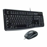 Tastatură și Mouse Optic Logitech MK120 Negru Qwerty Spaniolă