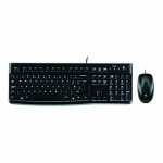Tastatură și Mouse Optic Logitech MK120 Negru Qwerty Spaniolă