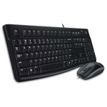 Tastatură și Mouse Optic Logitech MK120 Negru Qwerty Spaniolă