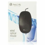 Mouse Optic NGS Flame Negru 1000 dpi