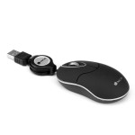 Mouse Optic Retractabil NGS SINBLACK Negru