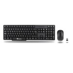 Tastatură și Mouse NGS EUPHORIA KIT Negru QWERTY Qwerty US Fără Fir