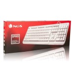 Tastatură NGS Spike Alb Negru Qwerty Spaniolă