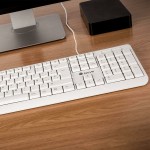Tastatură NGS Spike Alb Negru Qwerty Spaniolă