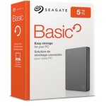 Hard disk Extern Seagate Basic Negru Gri 2,5" 5 TB USB 3.2 960 MB/s