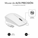 Mouse Subblim SUBMO-B2BS002 Alb 1200 DPI