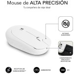 Tastatură și Mouse Fără Fir Subblim SUBKBC-CSSW11 Alb Qwerty Spaniolă