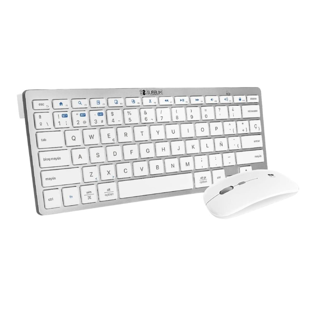 Tastatură și Mouse Subblim SUBKBC-OCO010 Argintiu