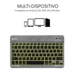 Tastatură Bluetooth Subblim SUB-KBT-SMBL31 Gri Qwerty Spaniolă