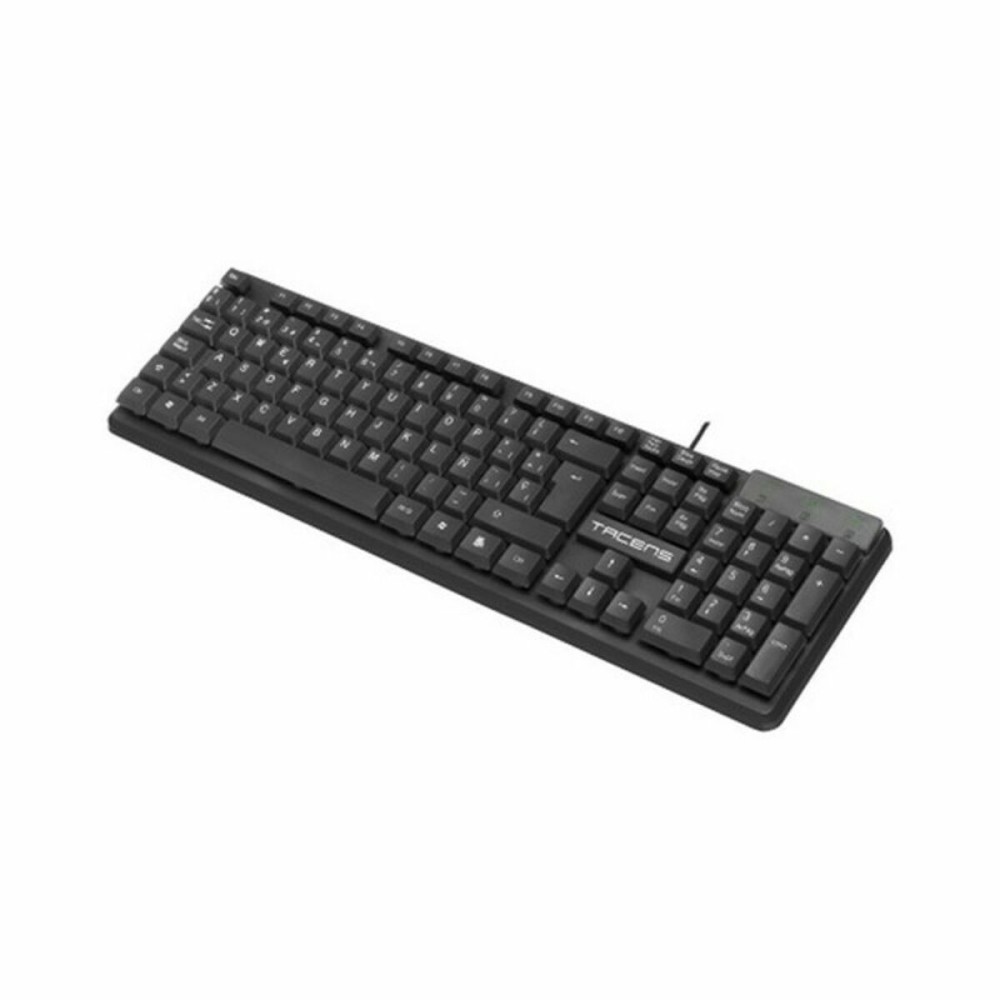 Tastatură Tacens AK0ES Negru Qwerty Spaniolă