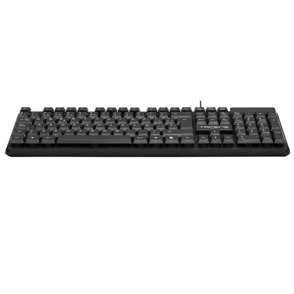 Tastatură Tacens AK0ES Negru Qwerty Spaniolă