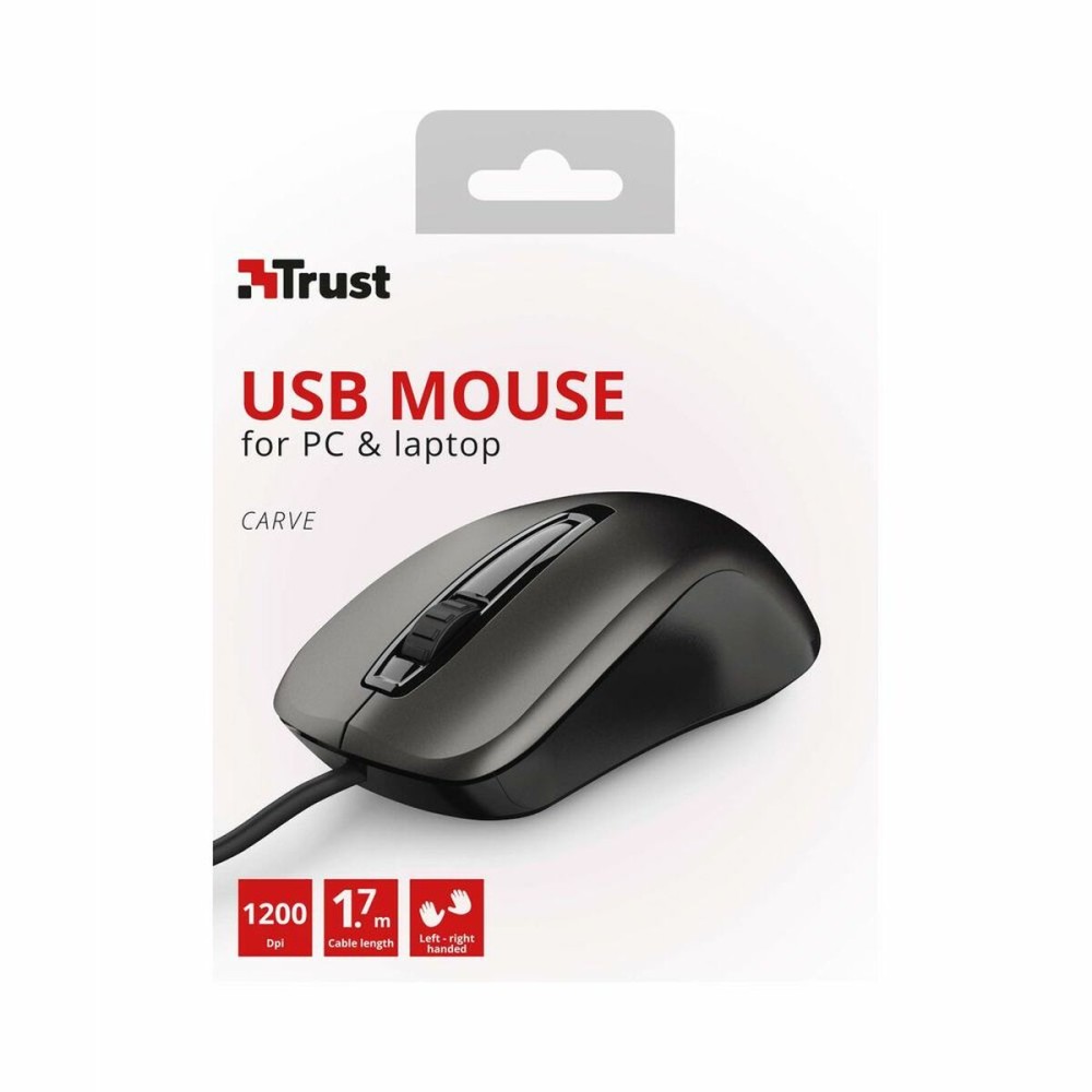 Mouse Trust 23733 Negru 1200 DPI
