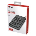 Tastatură numerică Trust 22221 Negru