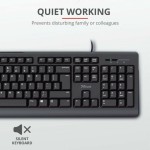 Tastatură Trust TK-150 Negru Qwerty Spaniolă
