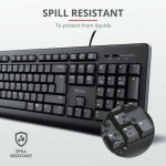Tastatură Trust TK-150 Negru Qwerty Spaniolă