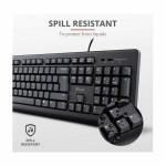 Tastatură Trust TKM-250 Negru Qwerty Spaniolă