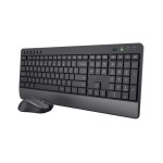 Tastatură și Mouse Trust Trezo Negru Qwerty Spaniolă