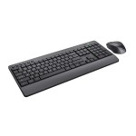 Tastatură și Mouse Trust Trezo Negru Qwerty Spaniolă