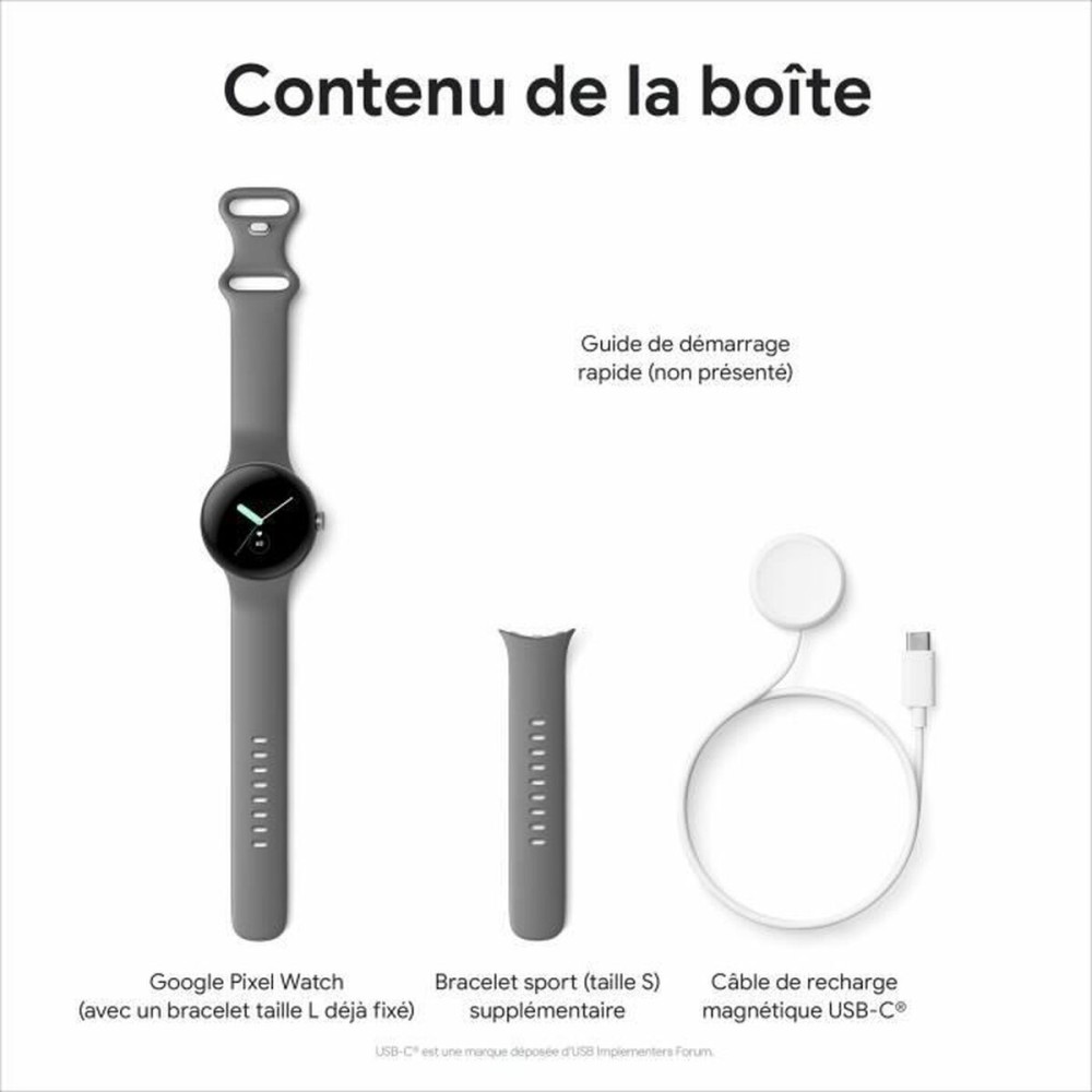 Smartwatch Google Pixel Watch GA04300 Negru Negru mat 1,2" 294 mAh LTE