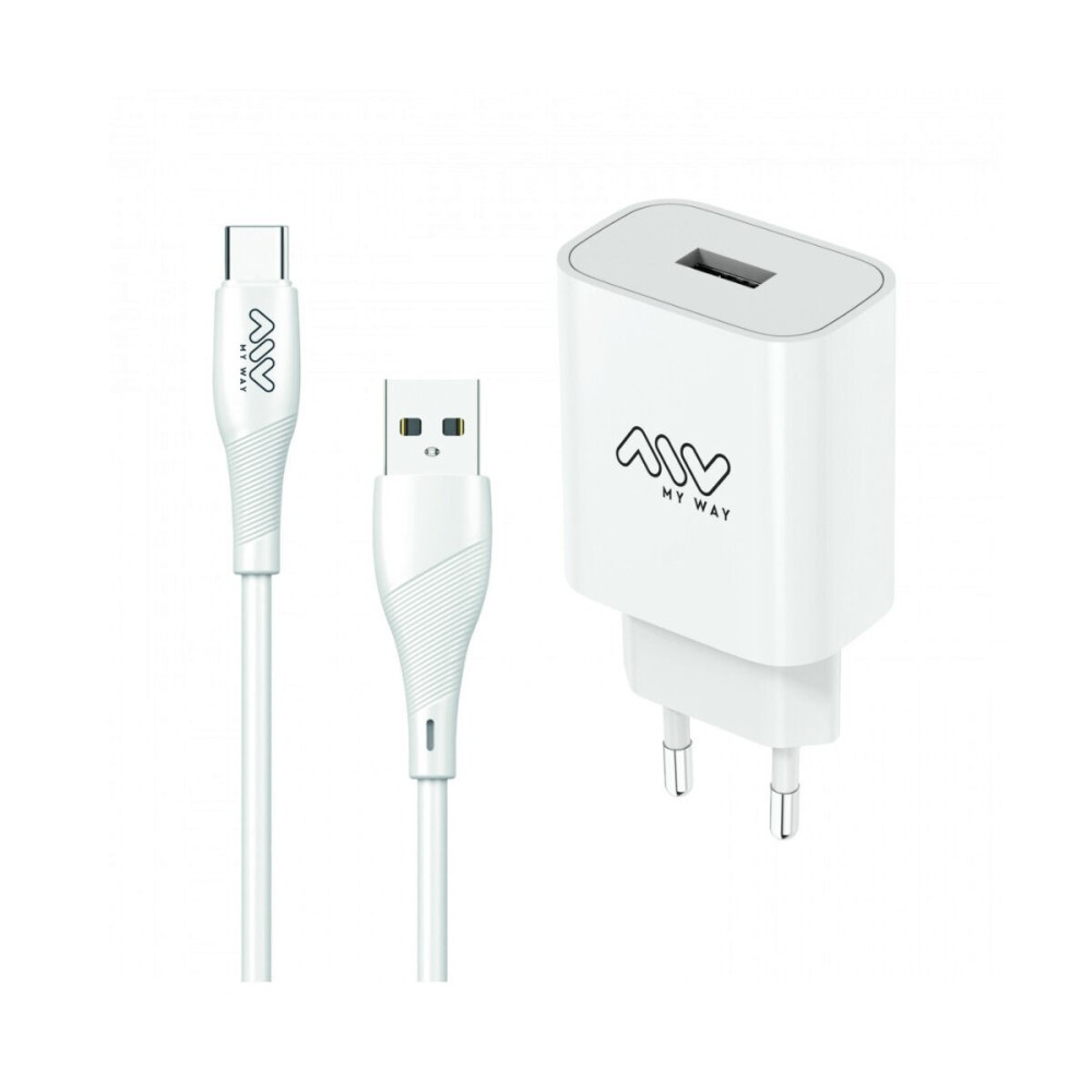 Încărcător de Perete Myway Alb 12 W