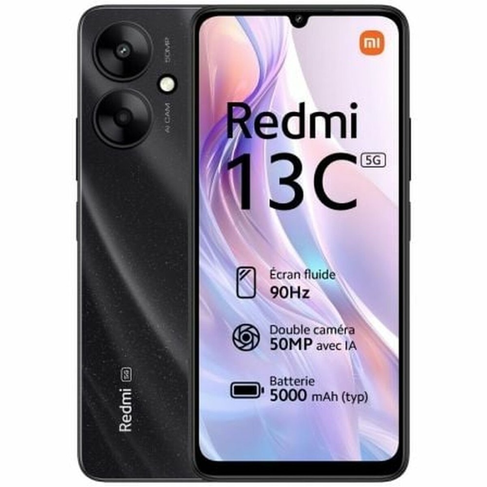 Smartphone Xiaomi Redmi 13C 5G 6,74" Mediatek Dimensity 6100+ 4 GB RAM 128 GB Negru