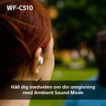 Căști Bluetooth Sony WFC510W.CE7 Alb