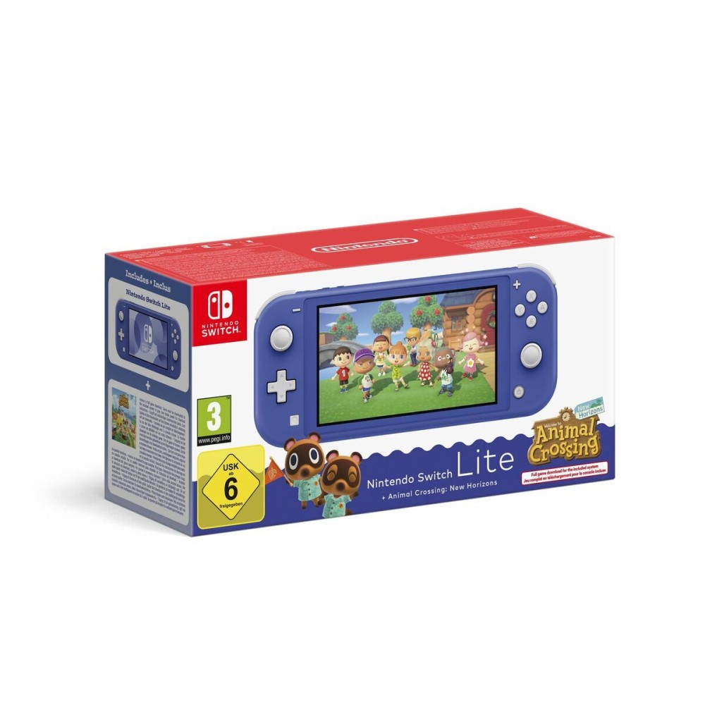 Nintendo Switch Lite + Animal Crossing Nintendo 45496546120 Albastru