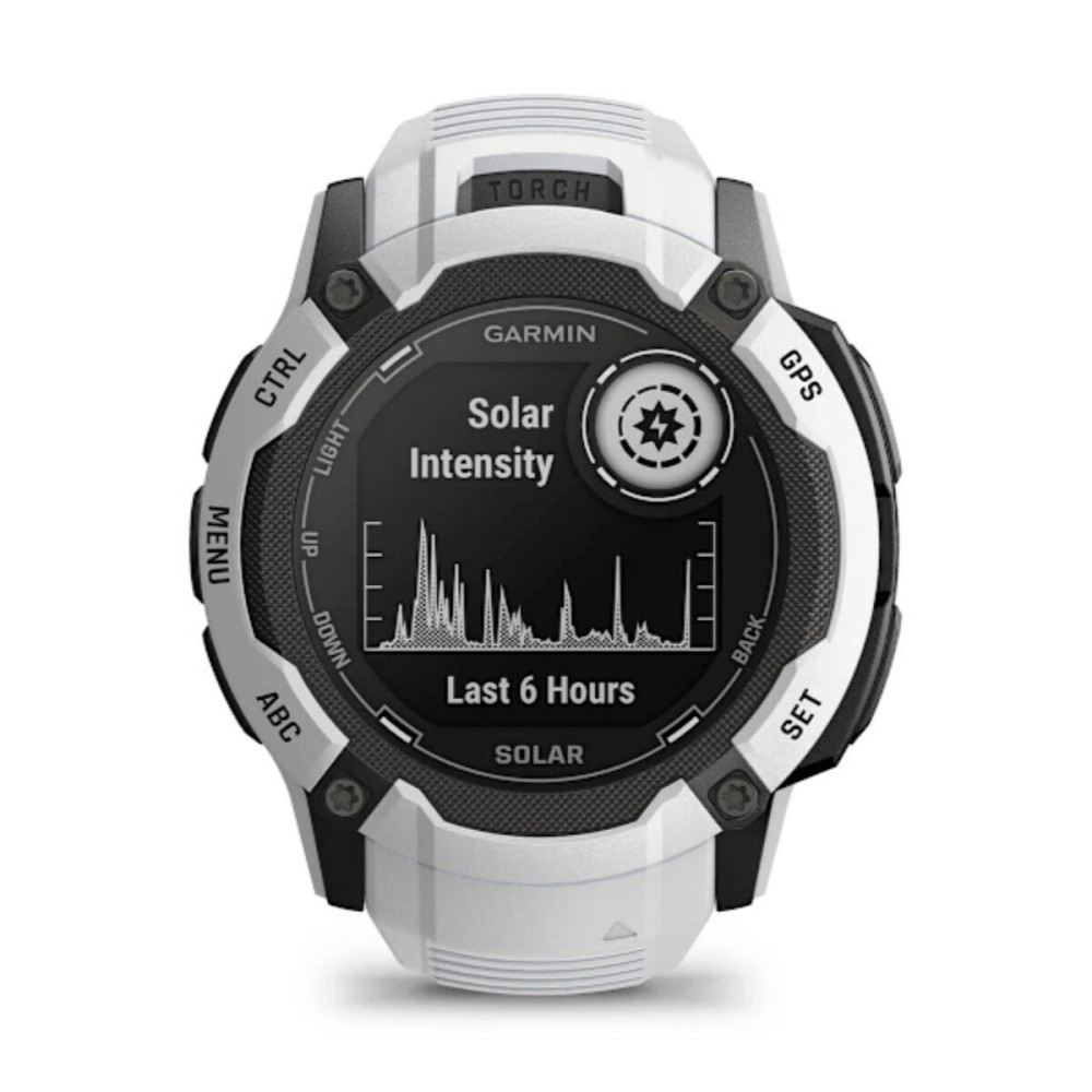 Smartwatch GARMIN Instinct 2X Solar Alb 1,1"