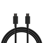 Cablu USB-C la USB-C KSIX BXCUC01 Negru 1 m