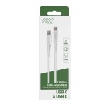 Cablu USB-C la USB-C Myway MWUSC0024 Alb