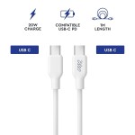 Cablu USB-C la USB-C Myway MWUSC0024 Alb