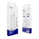 Cablu USB-C la USB-C Myway MWUSC0024 Alb