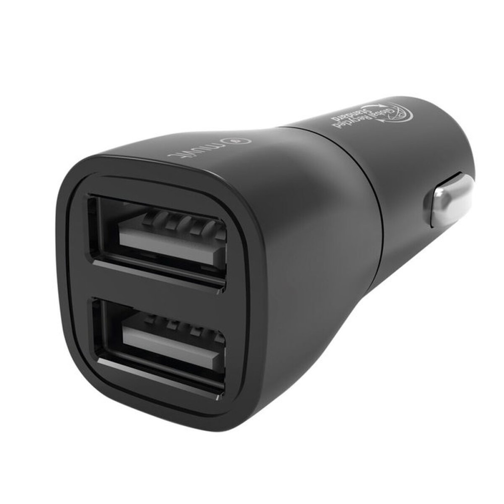 Încărcător USB pentru Mașină 2 Porturi Muvit Negru