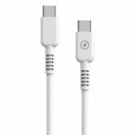 Cablu USB-C Muvit MCUSC0008 Alb Negru 1,2 m