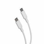 Cablu USB-C Muvit MCUSC0008 Alb Negru 1,2 m