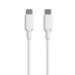 Cablu USB-C Muvit MCUSC0008 Alb Negru 1,2 m