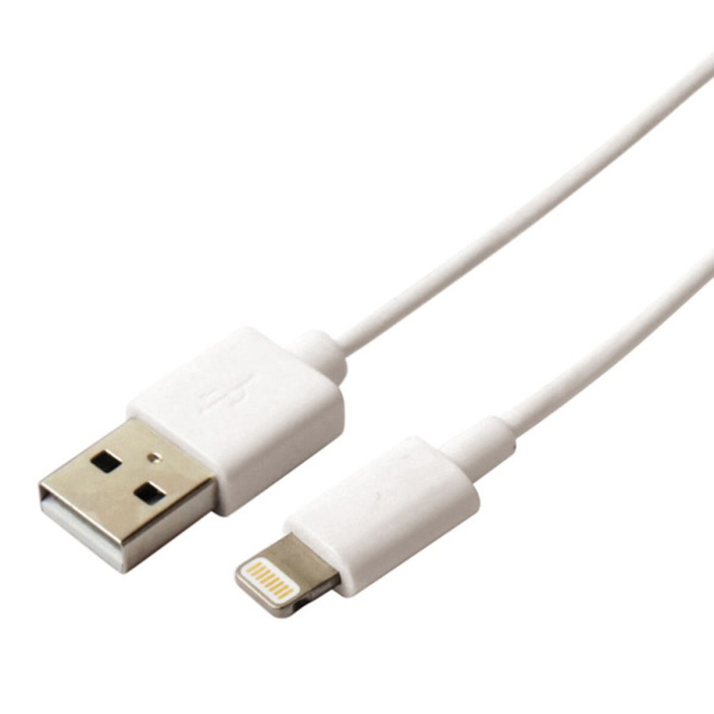Cablu de Date/Încărcare cu USB KSIX B0914CU01 Alb