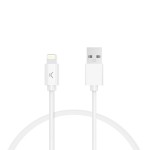 Cablu de Date/Încărcare cu USB KSIX B0914CU01 Alb