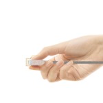 Cablu USB pentru iPad/iPhone KSIX B0914ECO02 Alb