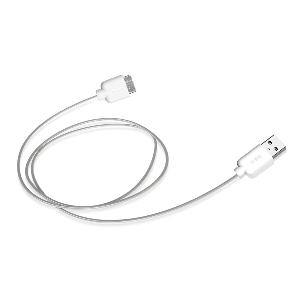 Cablu USB SBS TECABLEMICROSA Alb