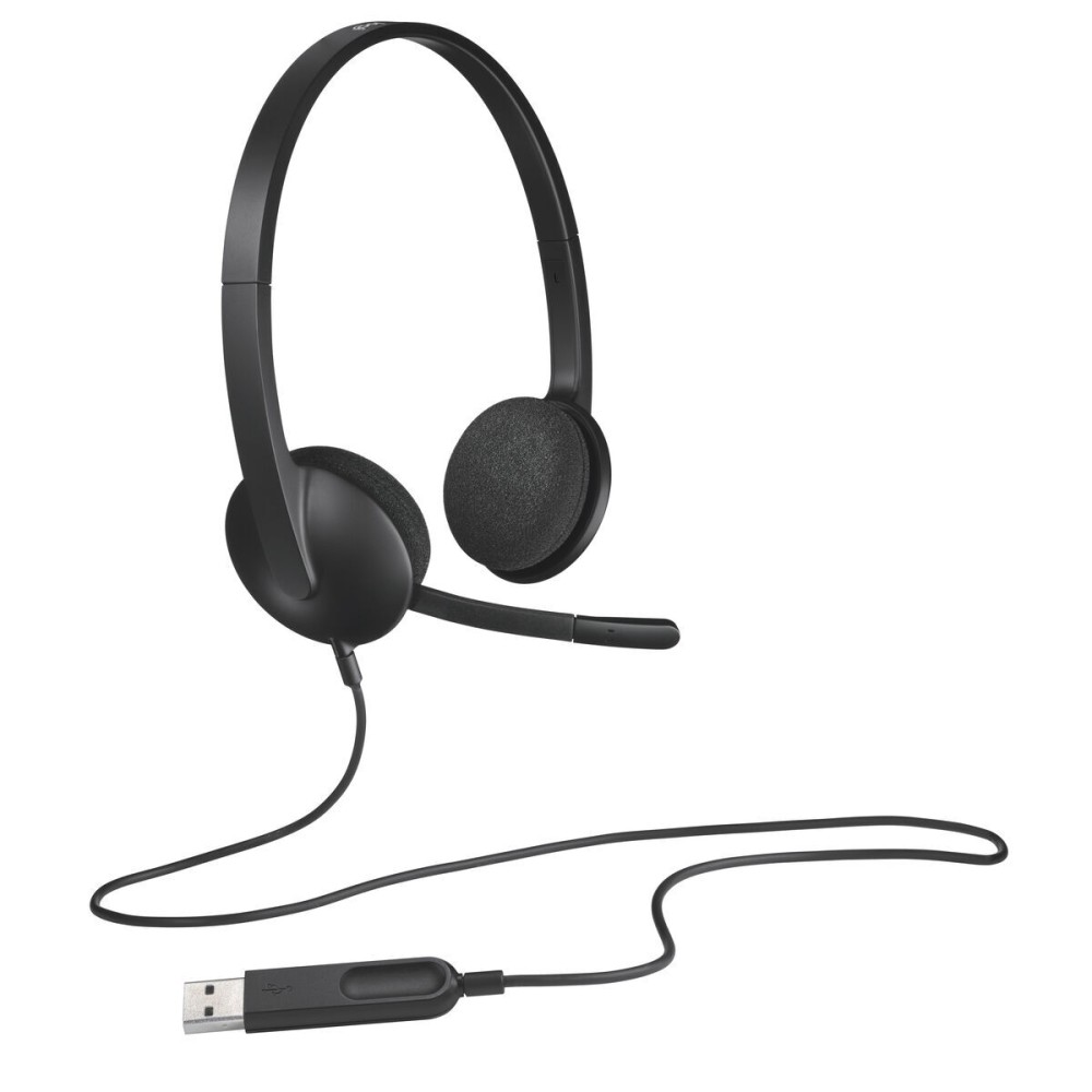 Căști cu Microfon Logitech 981-000475 Negru