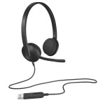 Căști cu Microfon Logitech 981-000475 Negru