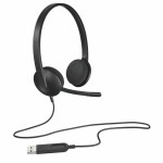 Căști cu Microfon Logitech 981-000475 Negru
