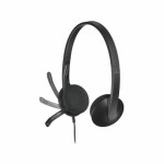 Căști cu Microfon Logitech 981-000475 Negru